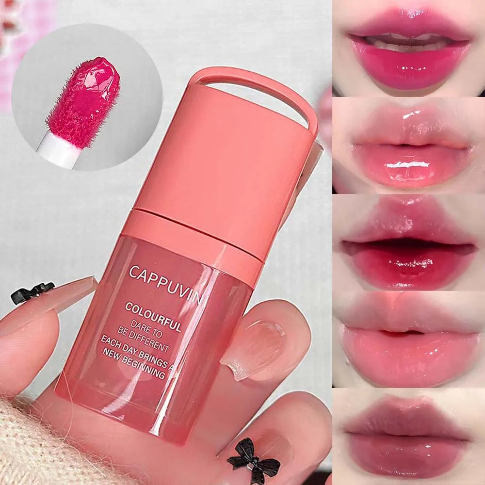 Cappuvini Jelly Mirror Lip Gloss – Hydrating K-Beauty Lip Tint