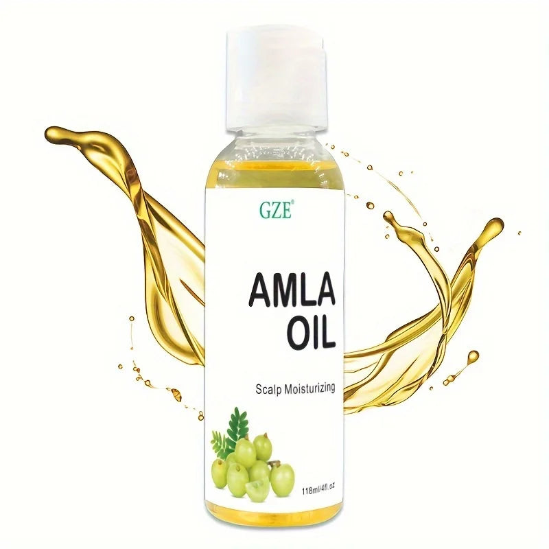 GZE Amla Hair Oil – Shine, Scalp Moisture & Strength | 118ml Amla Hair Oil Peaceful Pleasures Health and Wellness