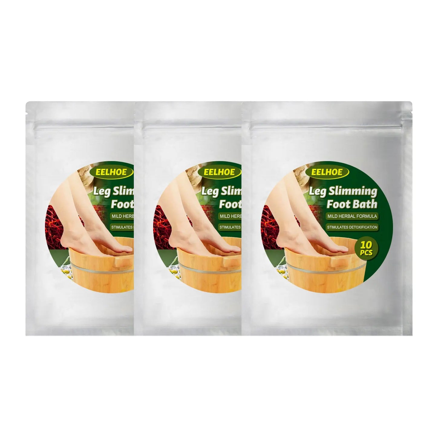 Eelhoe Detox Foot Bath Bag - Health & Slimming Care Peaceful Pleasures Health and Wellness 3 packs of 10 pieces