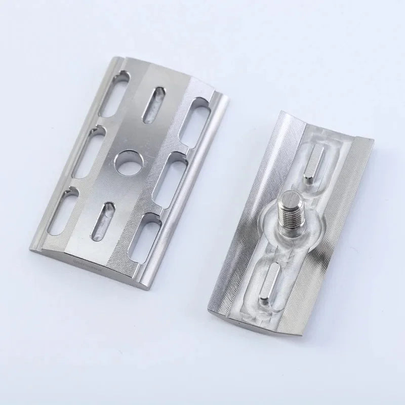 2026 Yaqi SLOPE Slant Safety Razor Head 316 Stainless Steel 0.90mm Blade Gap 43mm Length 24.6mm Width for Smooth Shaving Peaceful Pleasures Health and Wellness
