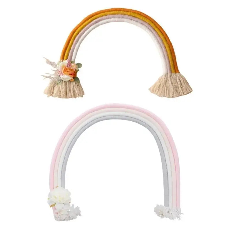Rainbow Newborn Photography Prop | Cotton Nursery Wall Decor