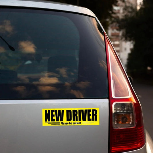 3-Pack Student Driver Reflective Car Stickers | New Driver Decal Car Decal Sticker Peaceful Pleasures Health and Wellness