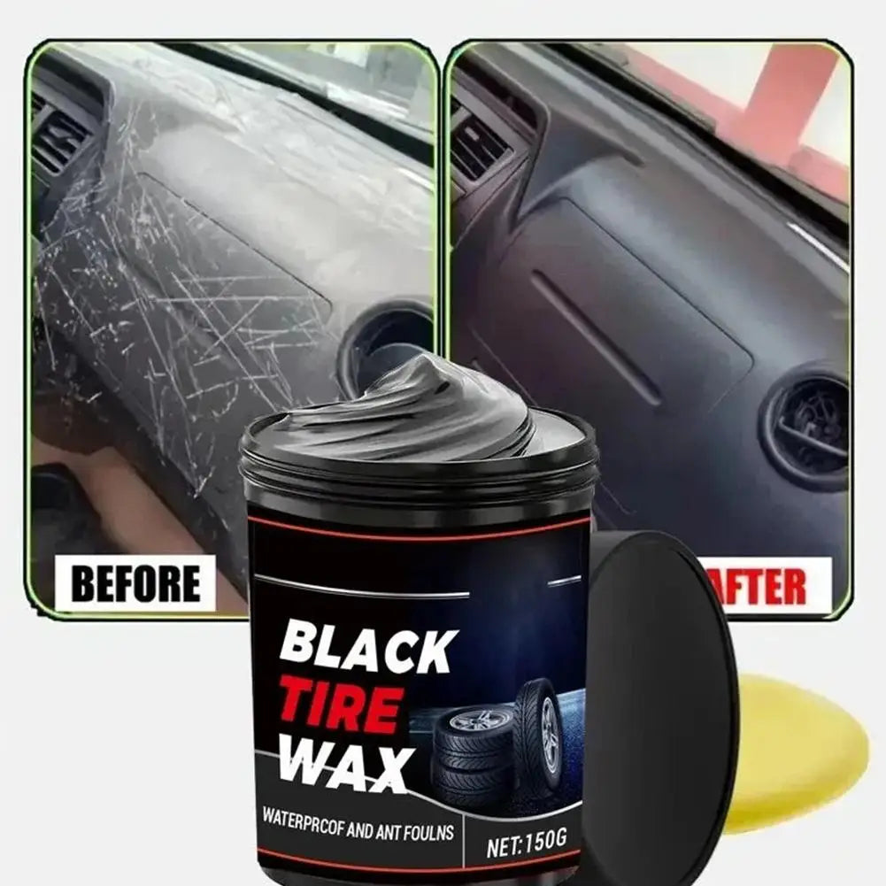 Professional Automotive Tire Gloss Wax, UV Protection And Waterproof Coating, Reducing Black Finish And Preventing Cracking Peaceful Pleasures Health and Wellness