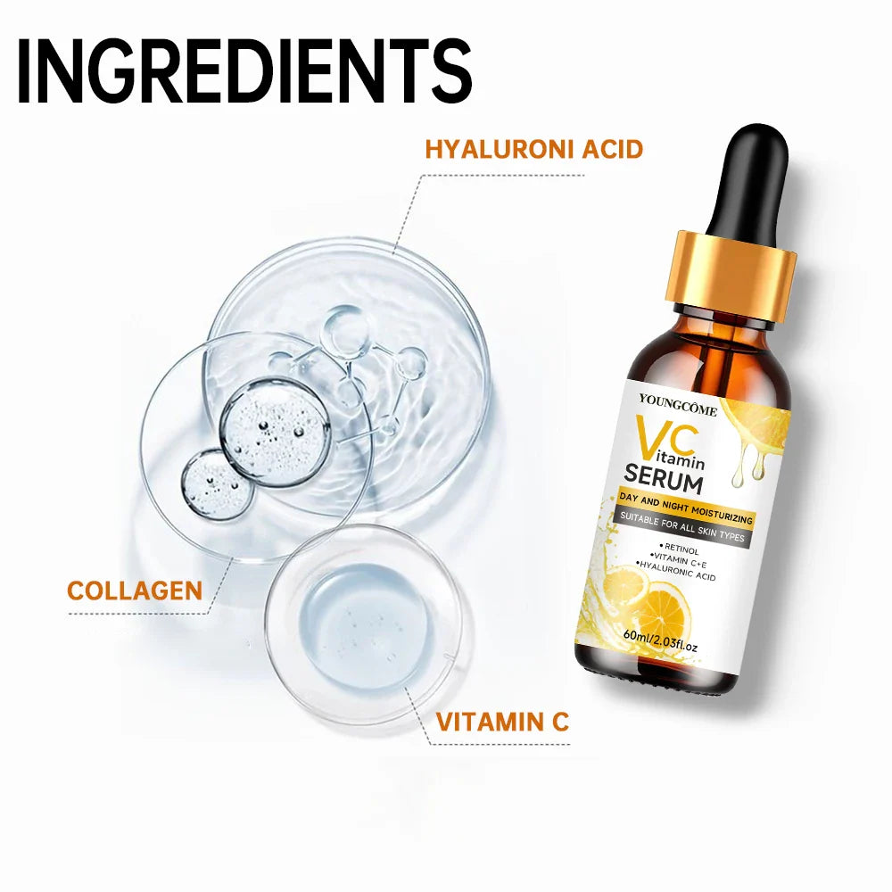 YOUNGCOME Vitamin C & Hyaluronic Acid Face Serum 60ml