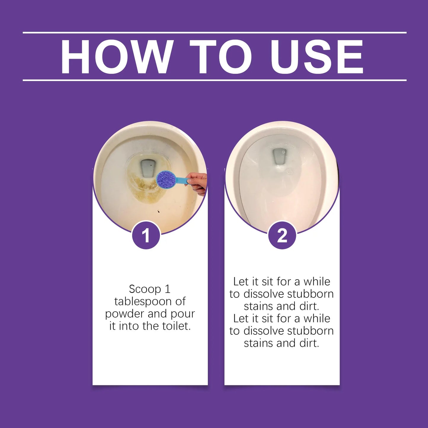 Toilet Cleaner Powder 100g – Descaling, Stain & Odor Remover