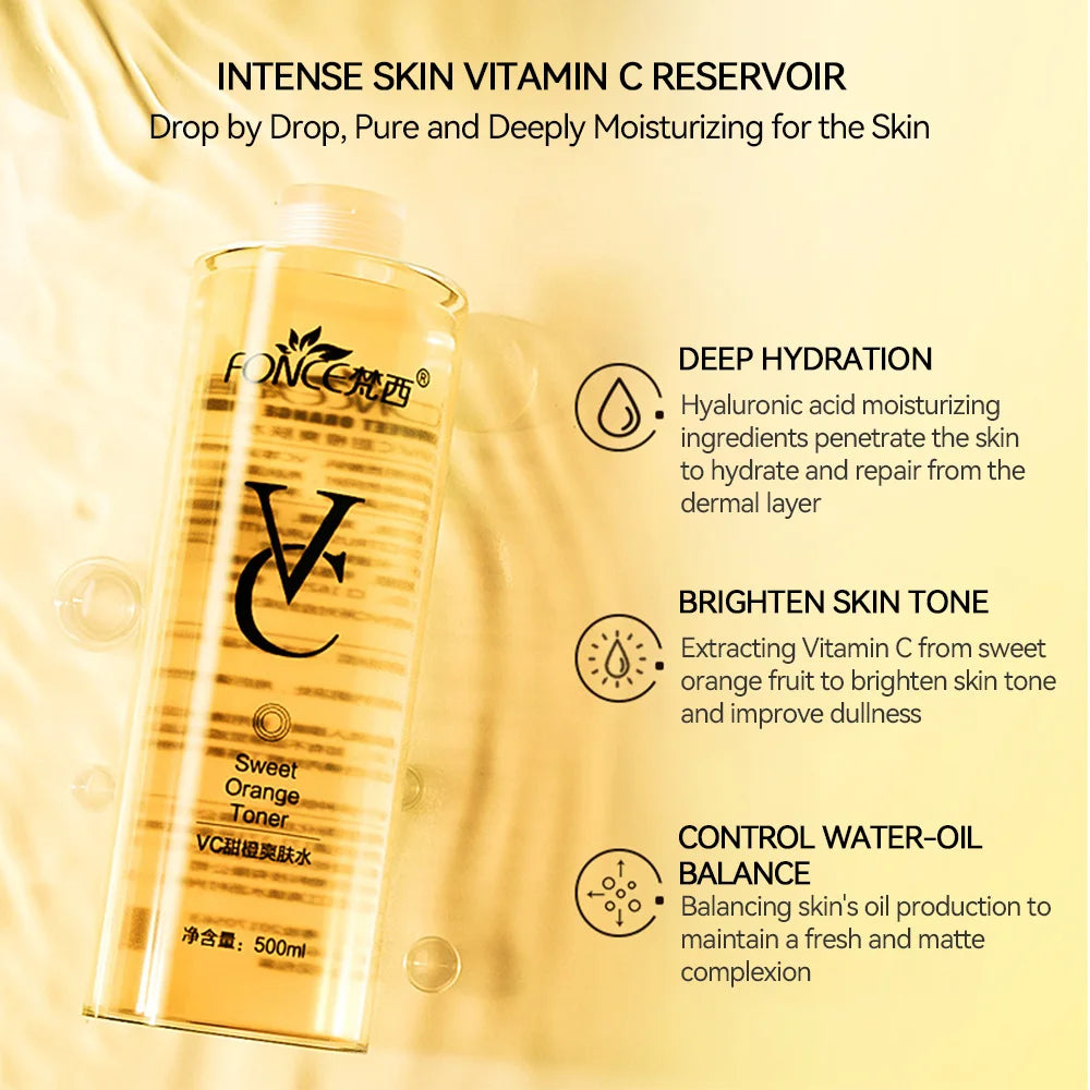 FONCE Vitamin C Toner – Hydrating & Skin Repairing Toner Peaceful Pleasures Health and Wellness