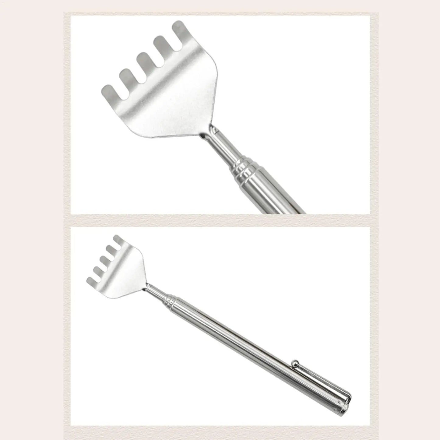 Extendable Telescoping Back Scratcher – Stainless Steel