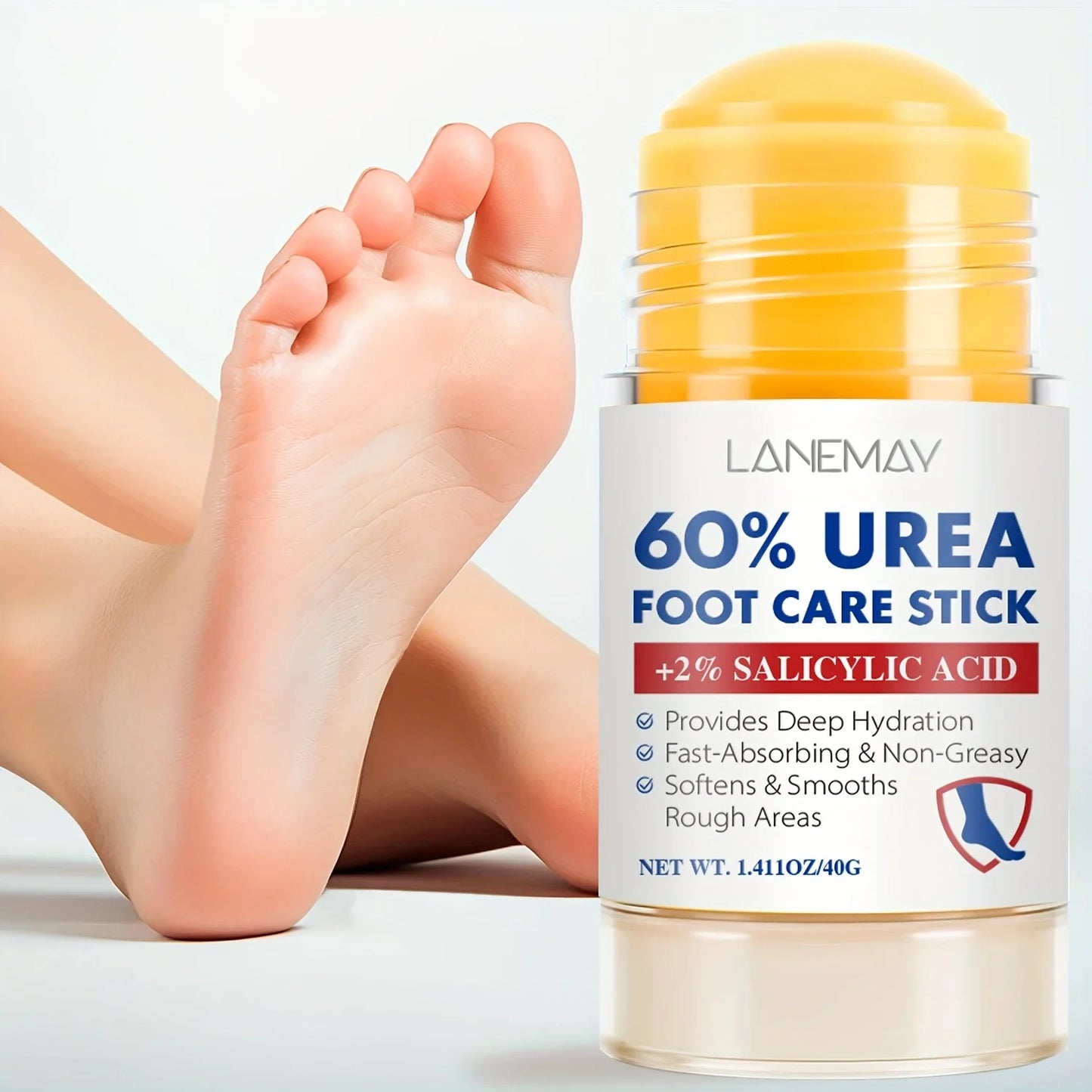 60% Urea Foot Care Stick – Hydrate Dry & Rough Heels | Lanemay