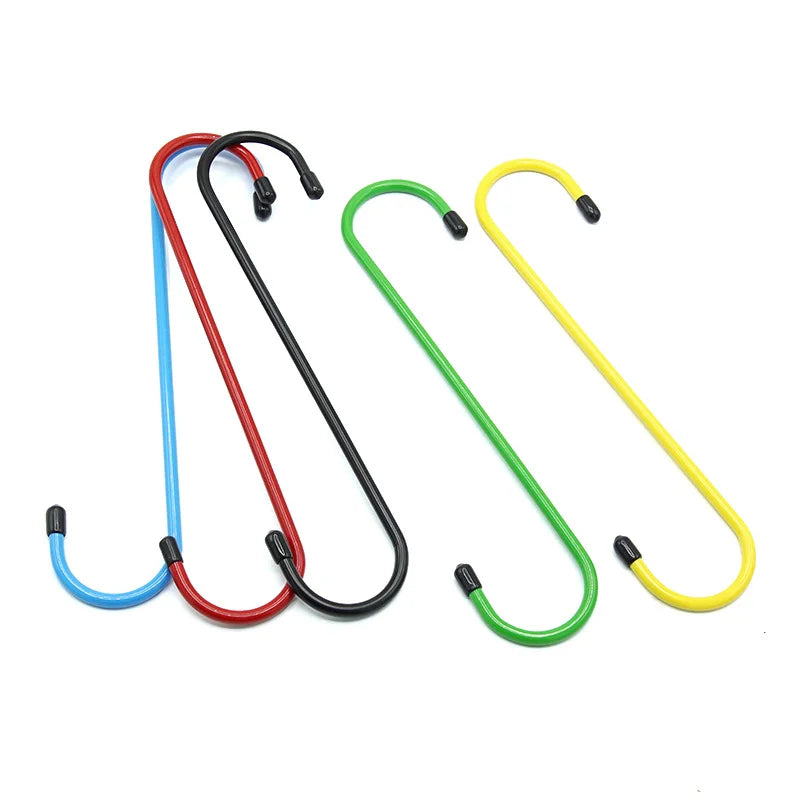 Car Brake Caliper Hooks Auto Brake Caliper Hangers Hooks with Rubber Tips Universal Tools for Brake Bearing Axle Suspension Work Peaceful Pleasures Health and Wellness