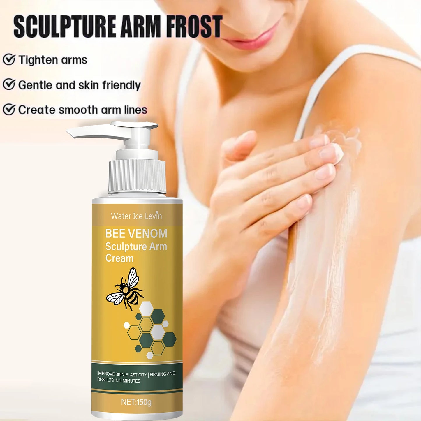Bee Venom Arm Cream – Firming & Moisturizing with Turmeric & Coconut Oil