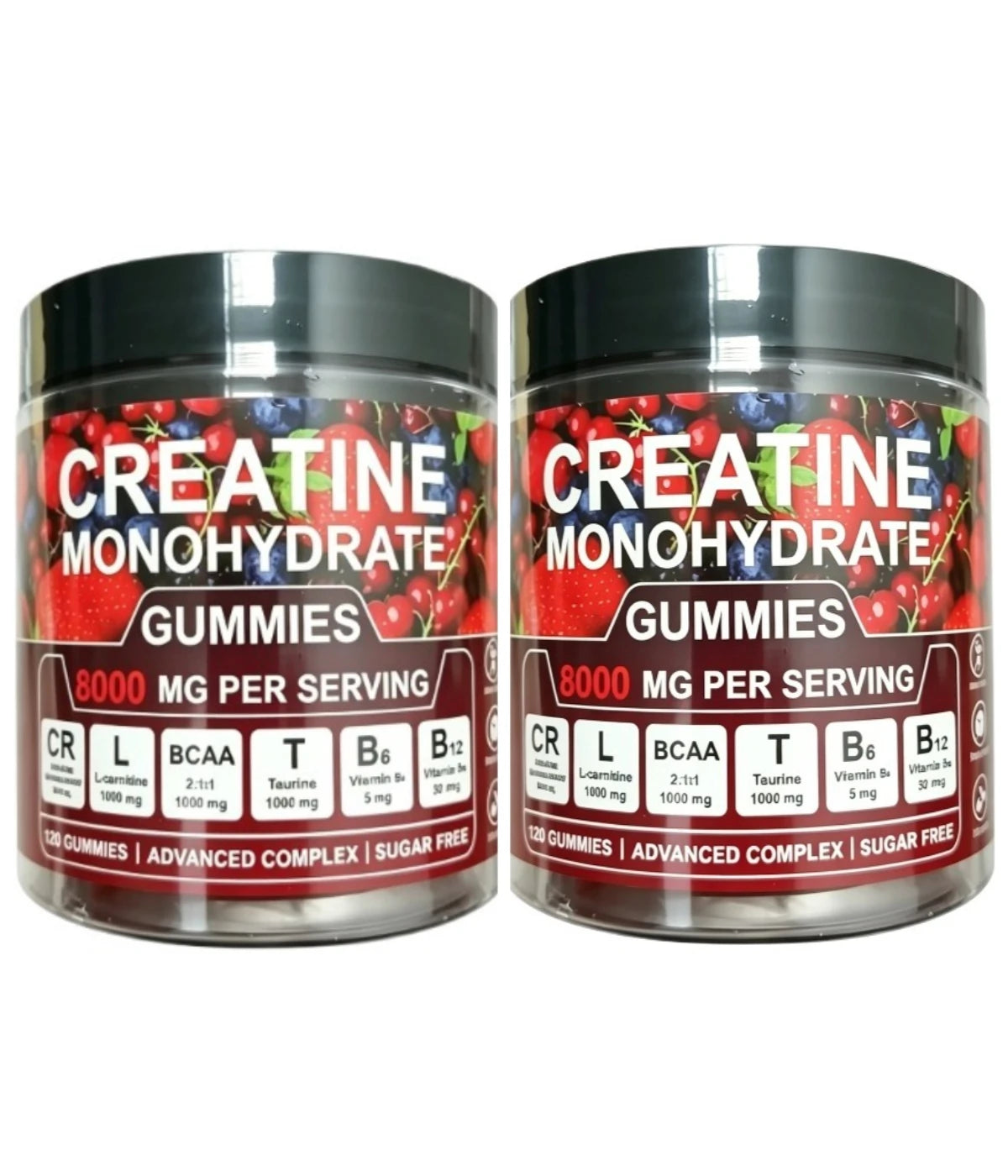 Sugar-Free Creatine Monohydrate Gummies 8000mg + Vitamins