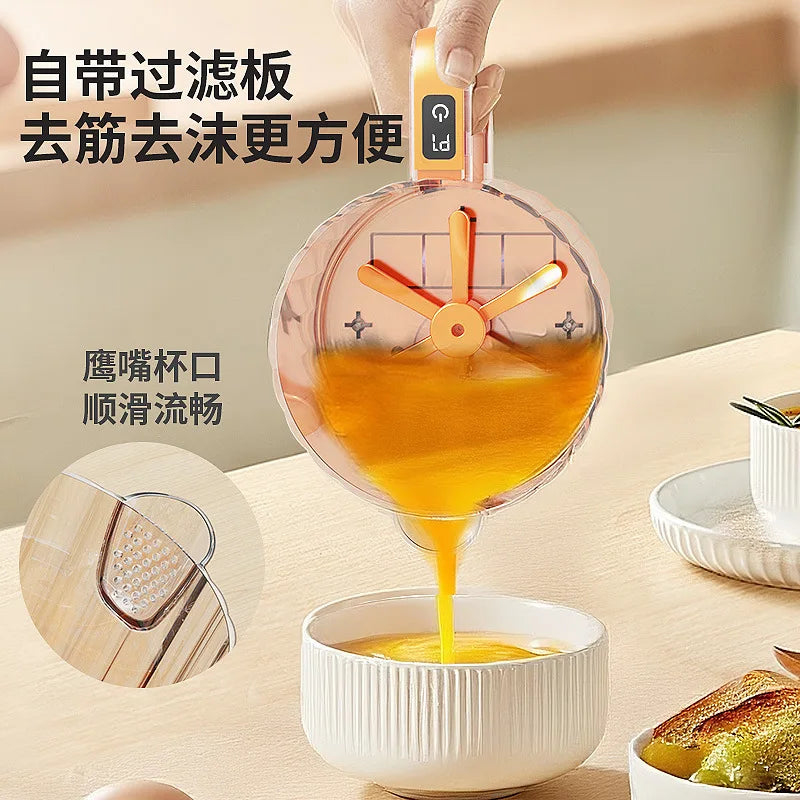 Electric Rice Washing Cup – Auto Mixing & Built-In Foam Filter