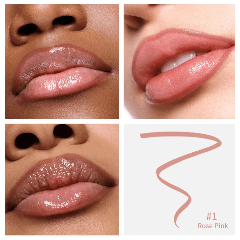 Waterproof Lip Liner Peel Off Tattoo Lipgloss Waterproof Long Lasting Matte Lip Tint Brown Contour Tear-off Lips Stain Cosmetic Peaceful Pleasures Health and Wellness