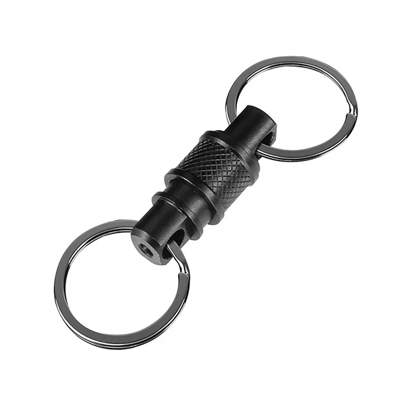360° Quick-Release Aluminum Keychain Clip | Bag Organizer