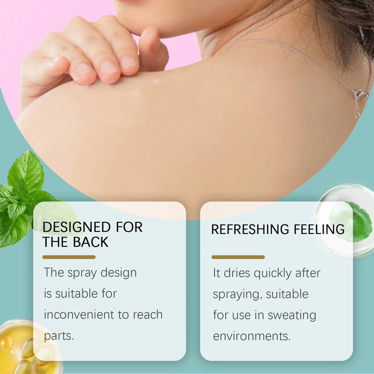 Back Acne Treatment Spray – Oil Control & Soothing Body Spray