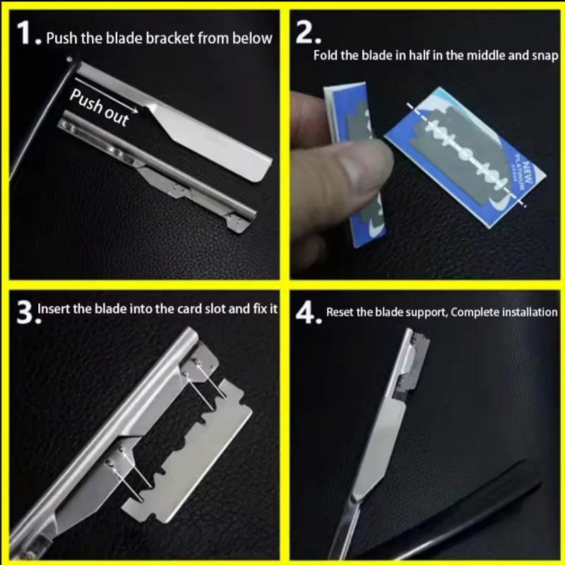 Men's Folding Straight Razor Set + 10 Blades | Barber Edge