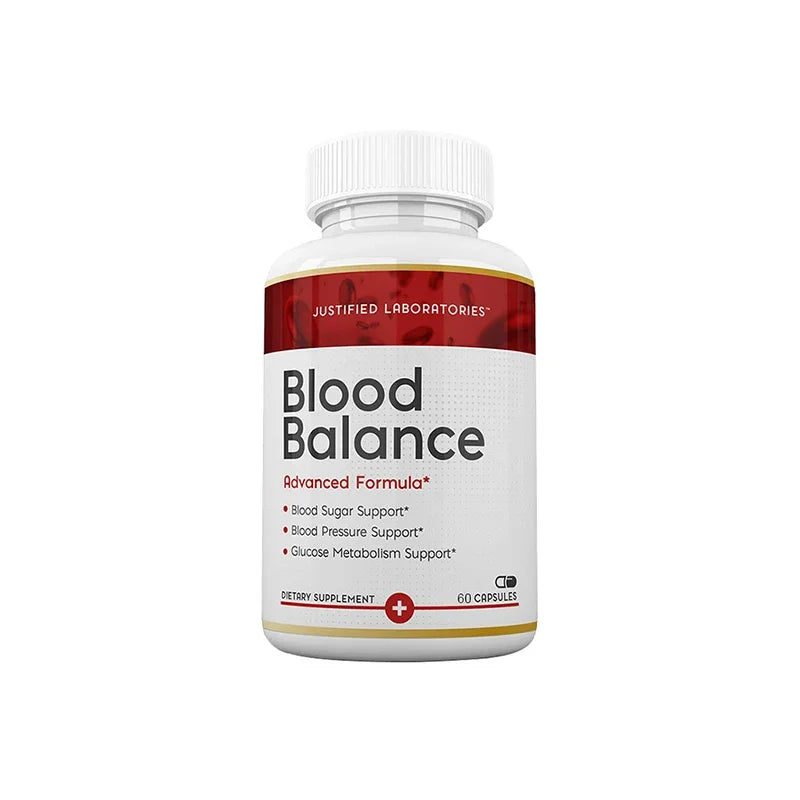 Blood Balance Supplement L Healthy Cholesterol & Triglyceride Levels, Blood Sugar, Blood Pressure, Glucose Metabolism Support Peaceful Pleasures Health and Wellness 60 count-1 bottle