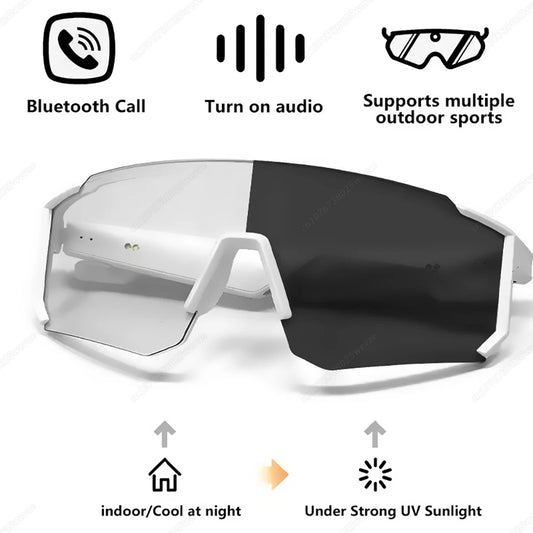 Bluetooth Smart Sunglasses UV400 Polarized | Cycling & Outdoor Bluetooth Smart Sunglasses Peaceful Pleasures Health and Wellness