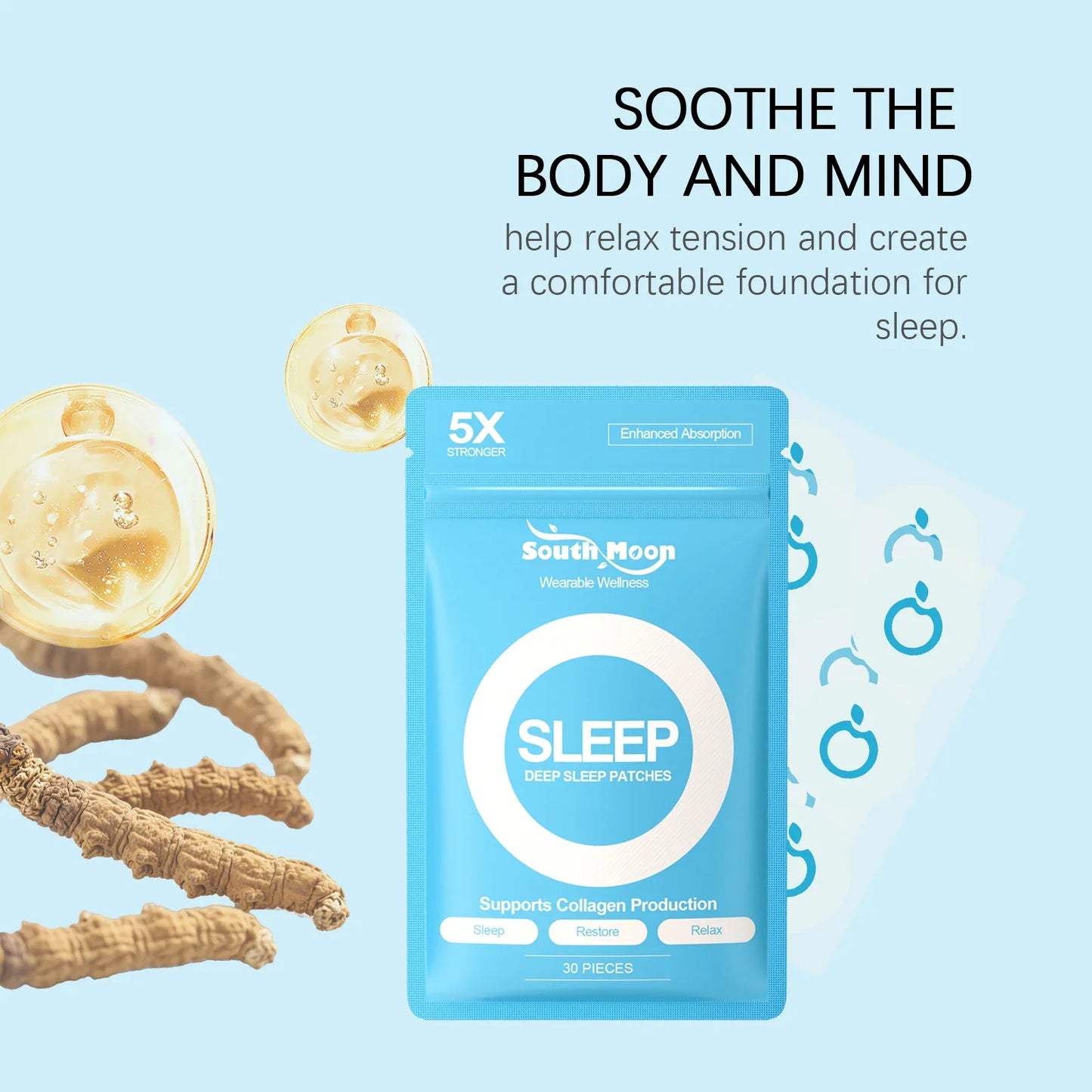 Sleep Body Care Patch – Gentle Nighttime Comfort Patches