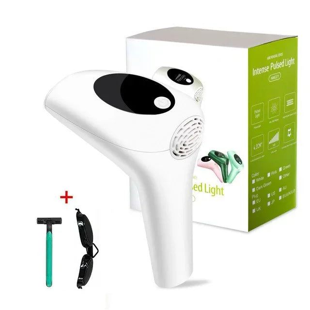 IPL Hair Removal Device – Permanent, Whole Body Peaceful Pleasures Health and Wellness White US Plug