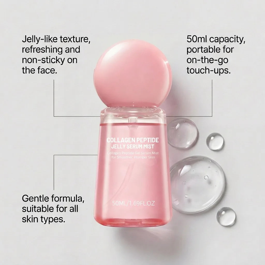 Collagen Peptides Jelly Serum Face Mist – Hydrating Spray 50ml