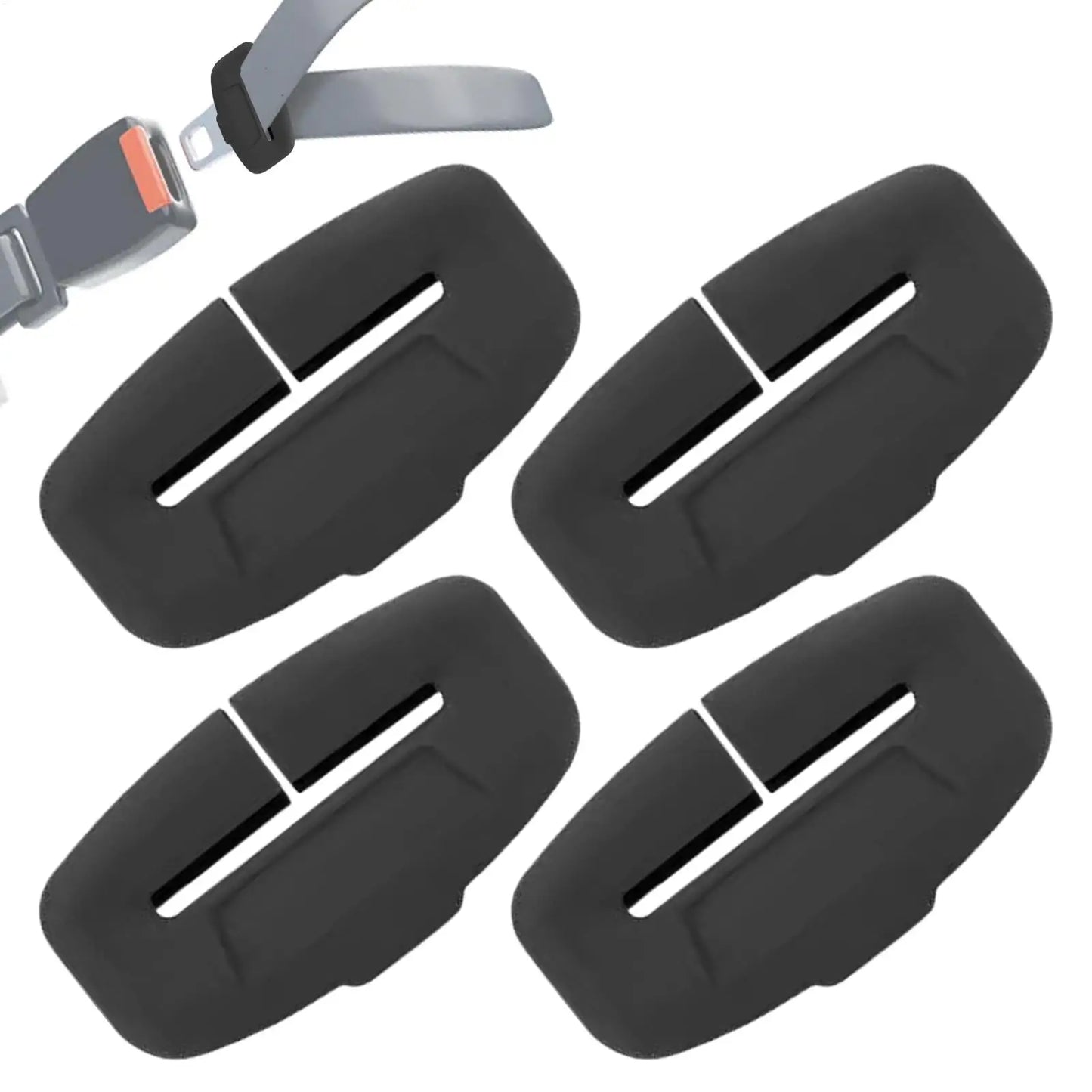 4pcs Silicone Seat Belt Buckle Cover Anti-Scratch Protector Seatbelt Buckle Protectors for Auto Trucks SUV RVs Garages Men Peaceful Pleasures Health and Wellness