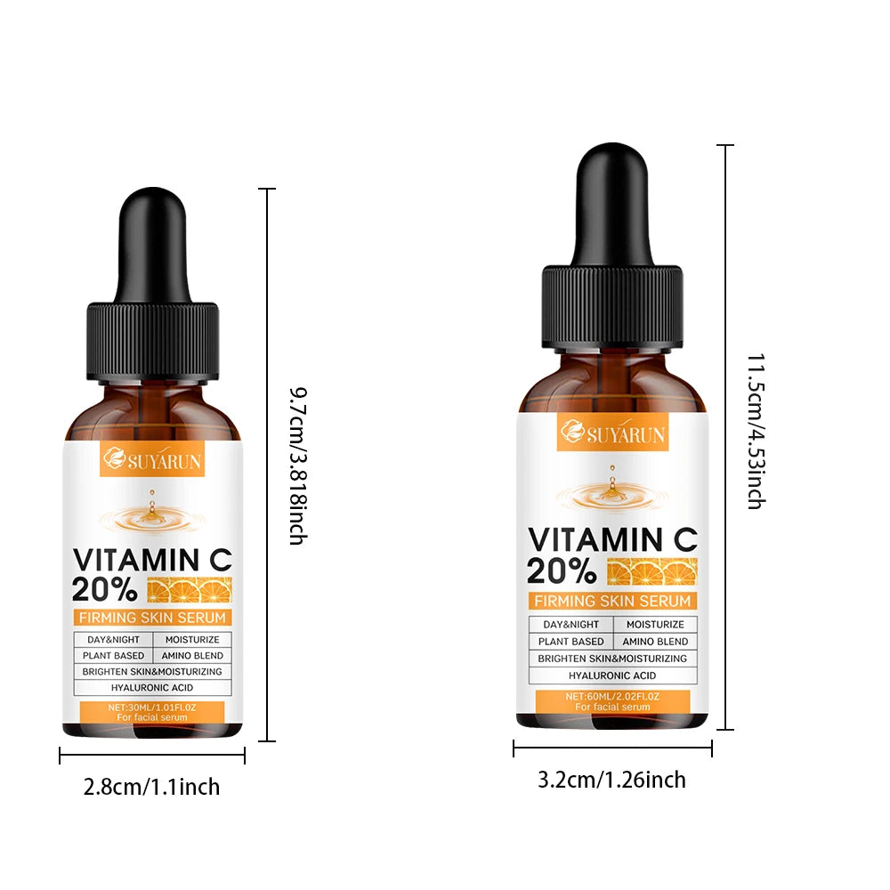 SUYARUN Retinol Aloe Vitamin C Firming Serum - Anti-Aging Face Moisturizer, Brightening, Wrinkle Reduction, Skin Tightening. Peaceful Pleasures Health and Wellness