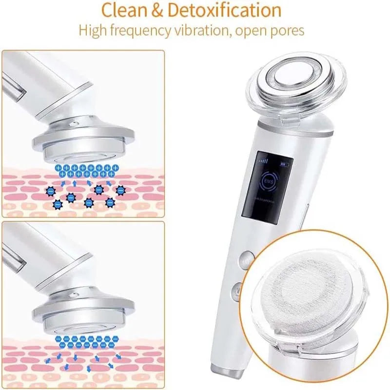 New Facial Beauty Introducer Household Rechargeable Import Skin Rejuvenation Instrument Essence Import and Export Peaceful Pleasures Health and Wellness
