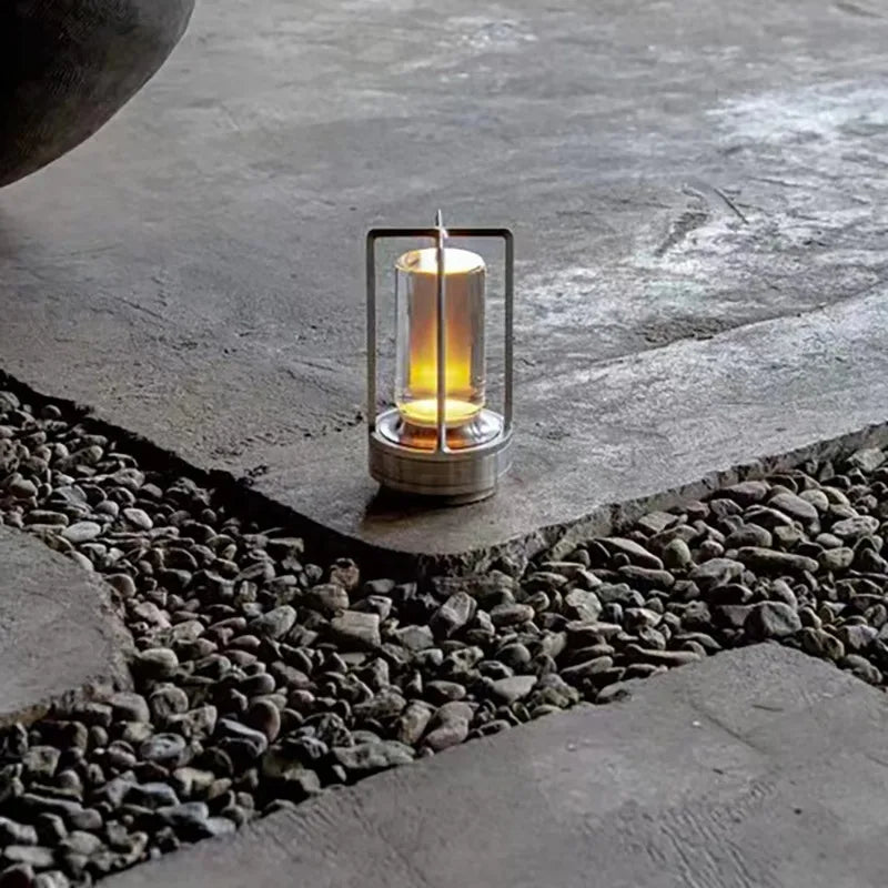 RTONTR Crystal Table Lamp | Rechargeable Touch Dimmable LED Light