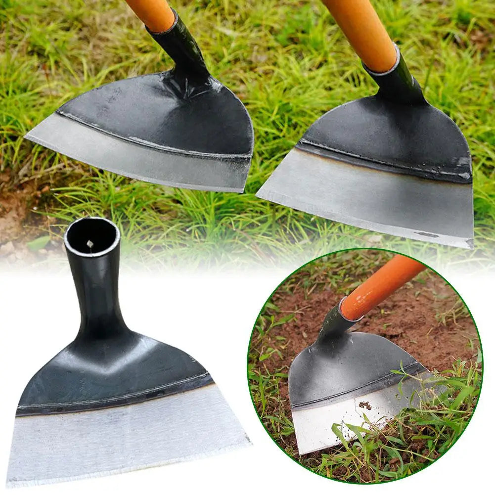 Heavy-Duty Manganese Steel Farm Hoe – Weeding & Tilling