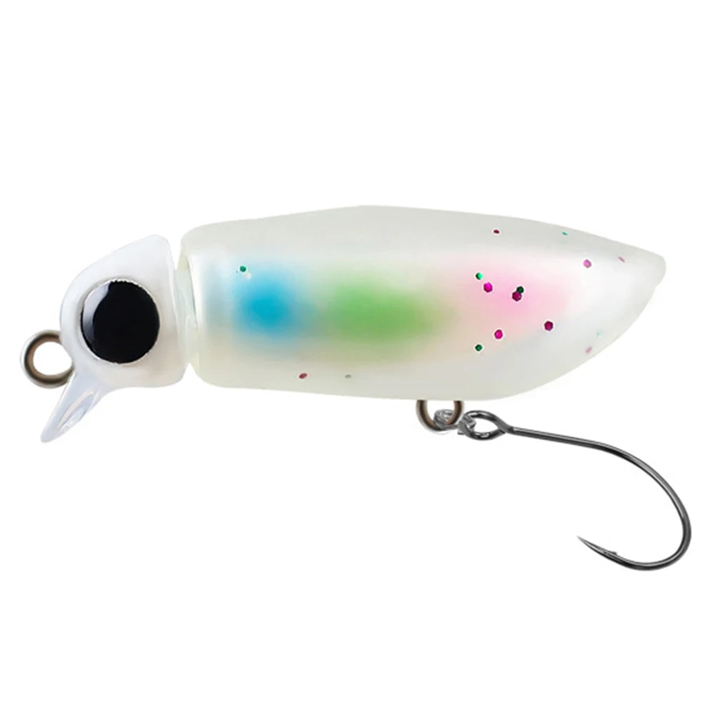 Insect Micro Soft Plastic Fishing Lure – Glow Bait for Trout & Perch Peaceful Pleasures Health and Wellness White United States