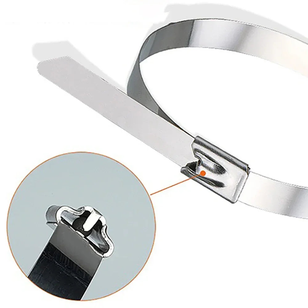 Stainless Steel Cable Ties – Self-Locking Heavy Duty Peaceful Pleasures Health and Wellness