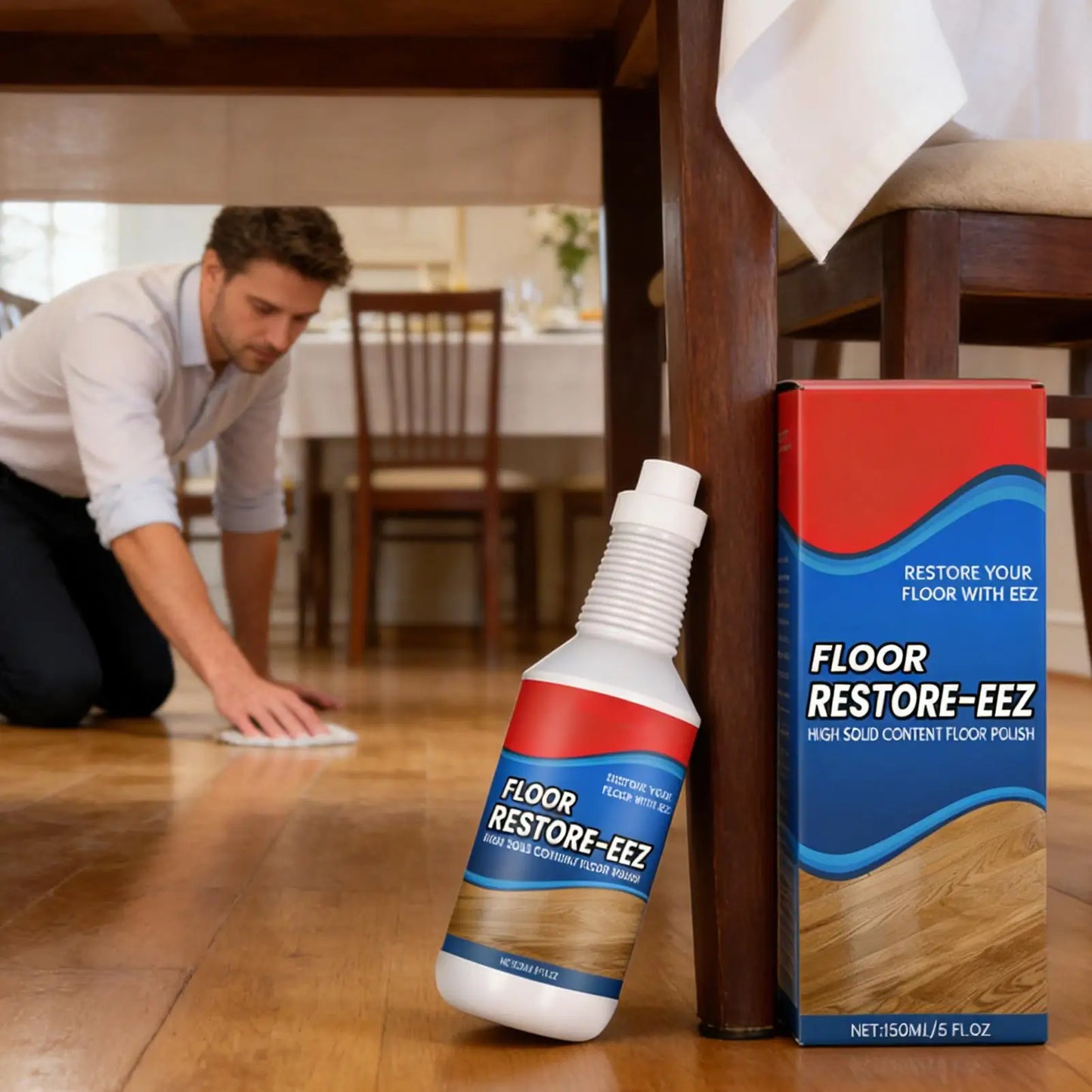 Floor Restore Solution 150ml | Wood & Multi-Surface Polish