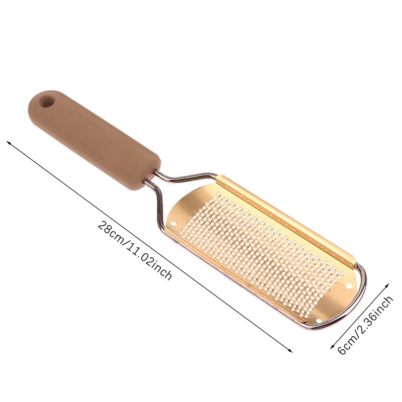 304 Stainless Foot File Callus Remover Tool for Dead Skin Removal Home Pedicure Tools Foot Rasp Smooth Soft Feet Grater Scraper Peaceful Pleasures Health and Wellness