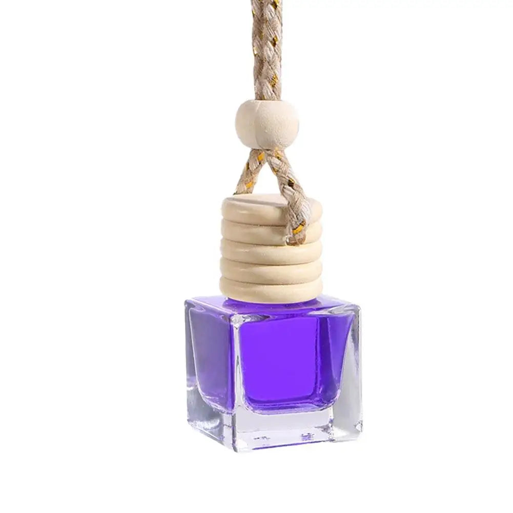 Square car fragrance car interior accessories, perfume pendant car supplies, fresh air car fragrance Air Freshener Scent Peaceful Pleasures Health and Wellness Lavender