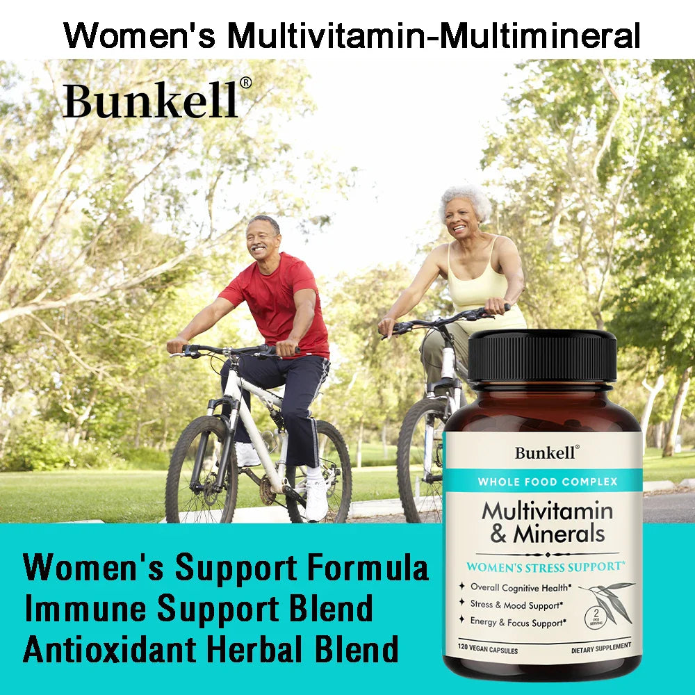 Bunkell Women's Multivitamin – Hair, Skin, Immunity & Energy