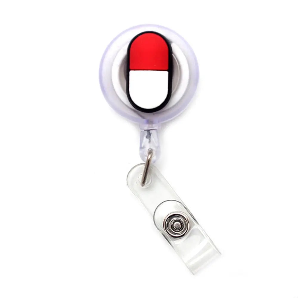 Clips Nurse Doctor Students Card Name Card Holder Nurse Badge Holder Retractable Badge Reel ID Card Clips Hospital Badge Holder Peaceful Pleasures Health and Wellness 15