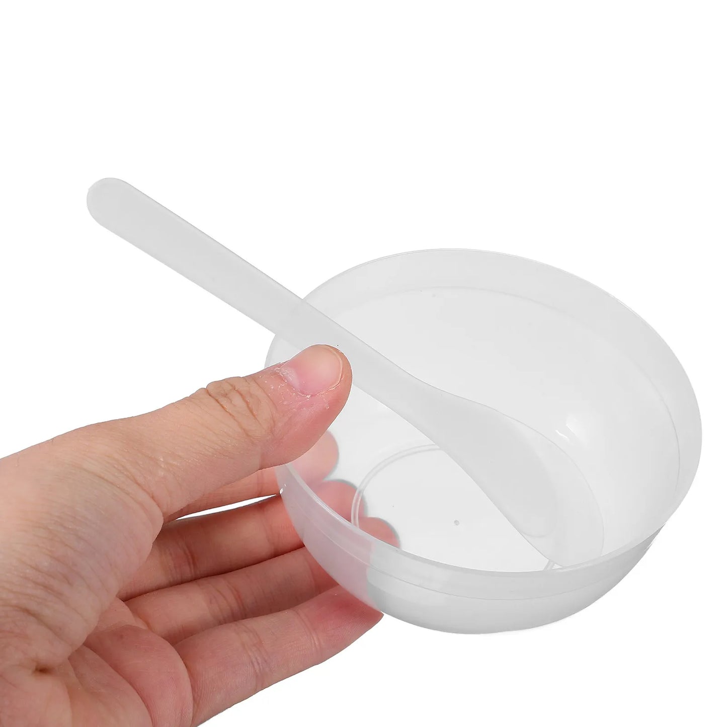 10Pcs Mixing Bowls for Crystal Mud Premium Plastic Containers Non Scratch Light Weight Adjustable Angle Washable Craft Peaceful Pleasures Health and Wellness