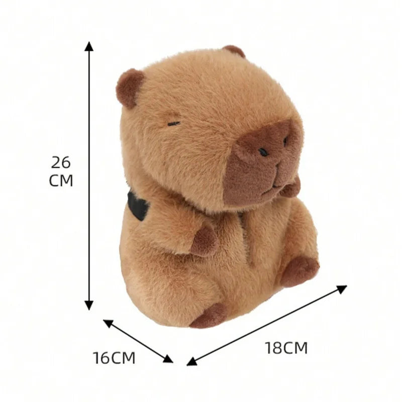 Capybara Plush Car Tissue Box Holder & Armrest Organizer