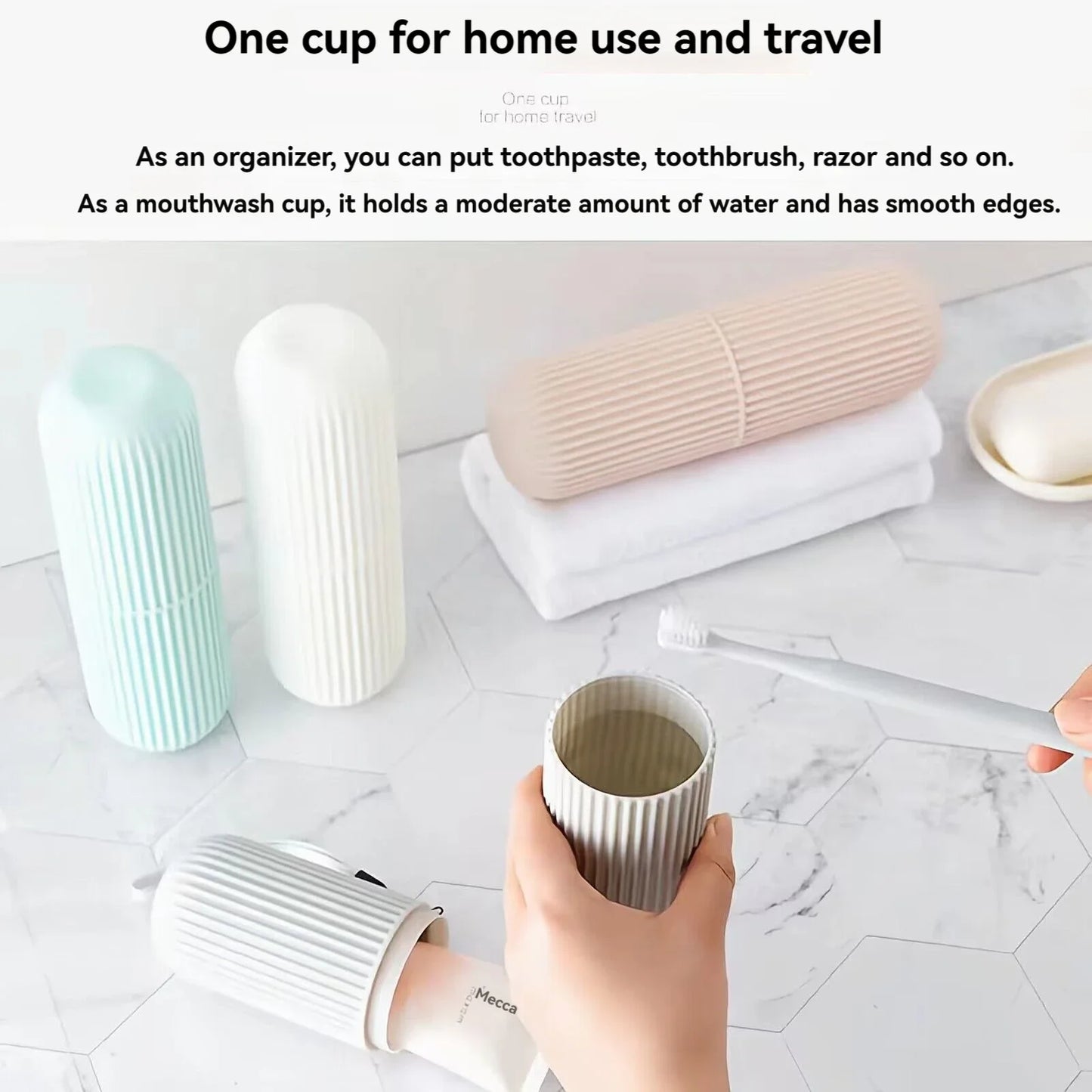 Portable Toothpaste Toothbrush Protect Holder Case Travel Camping Storage Box Protect Toothbrush Toothpaste from Dirt and Damage Peaceful Pleasures Health and Wellness
