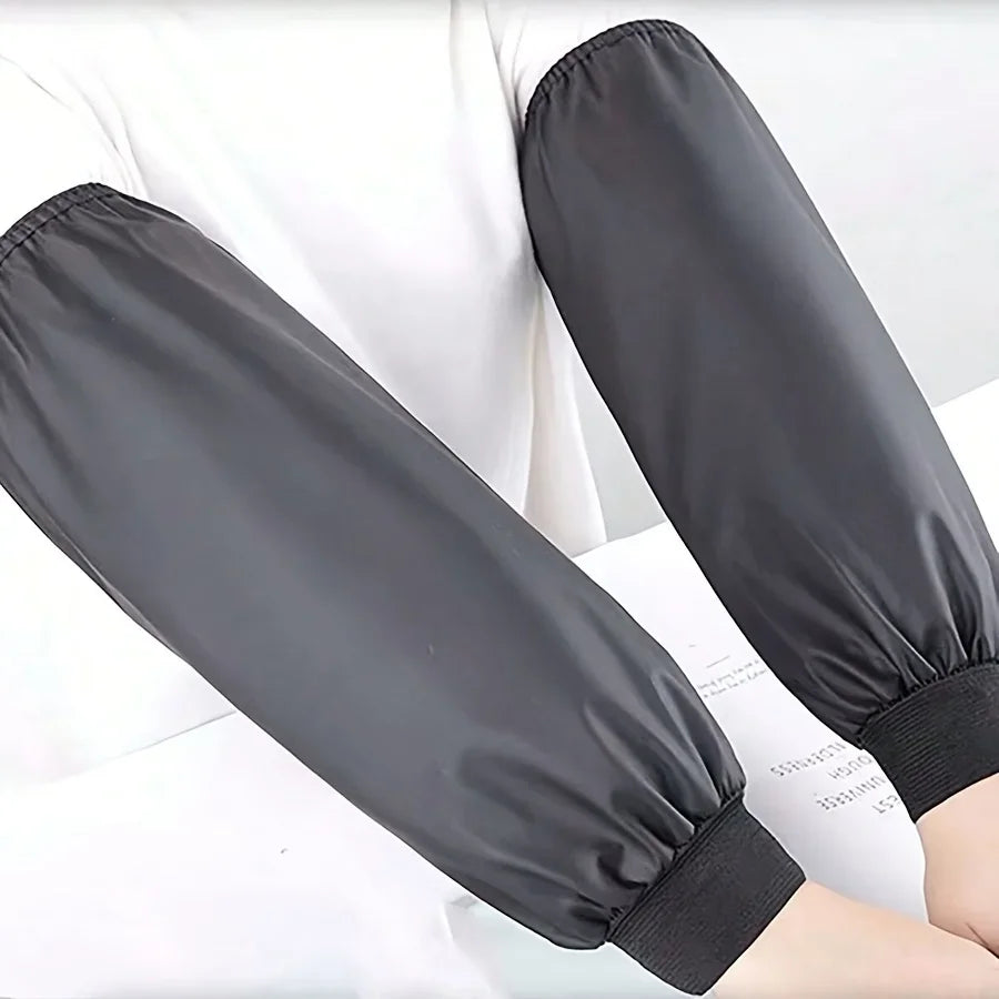 2-Pack Faux Leather Arm Sleeves – Waterproof & Oil-Resistant