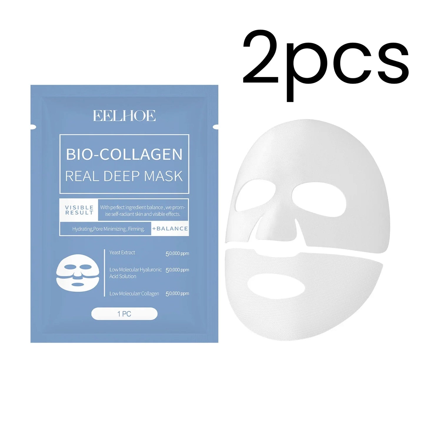 EELHOE Bio Collagen Face Mask – Firming, Hydrating & Brightening