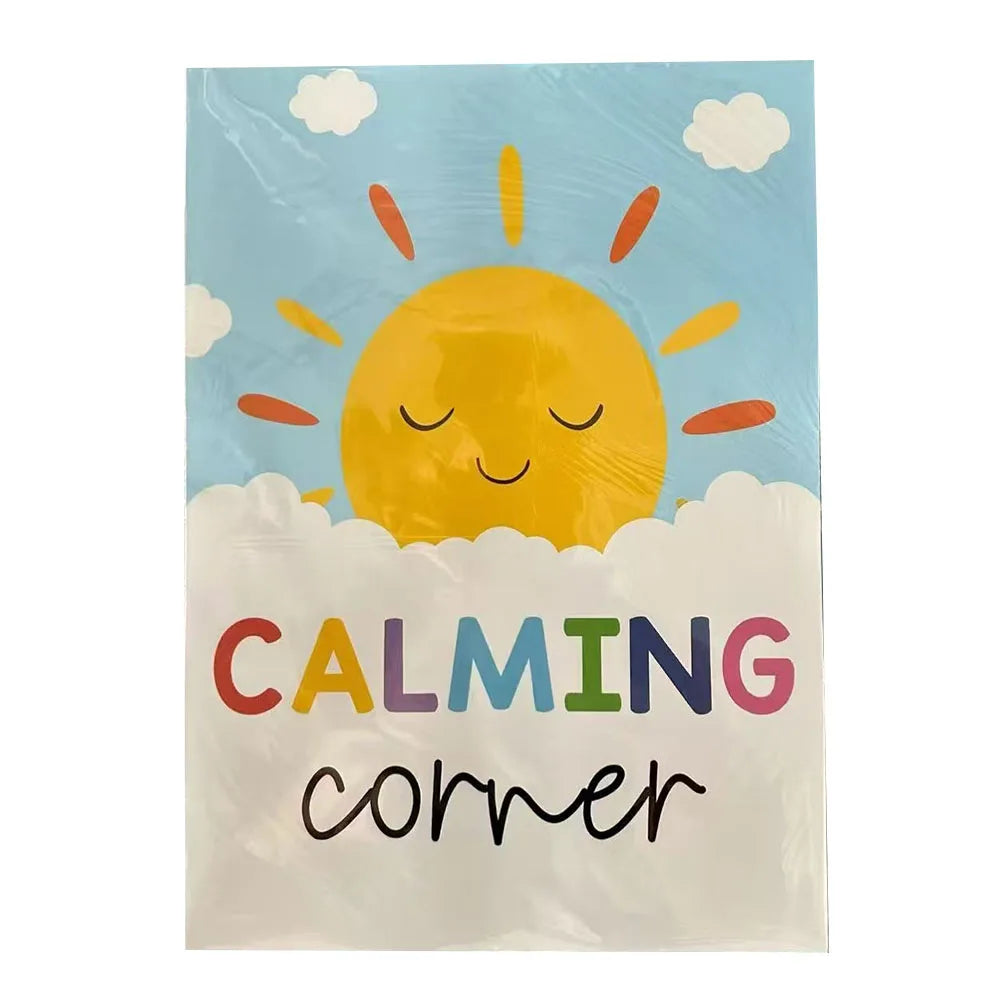 Feelings Chart Mood Meter Poster Set | Calm Corner Wall Art