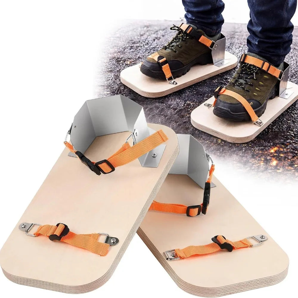 Asphalt Compacting Shoes | Quick-Click Buckle Thermal Barrier