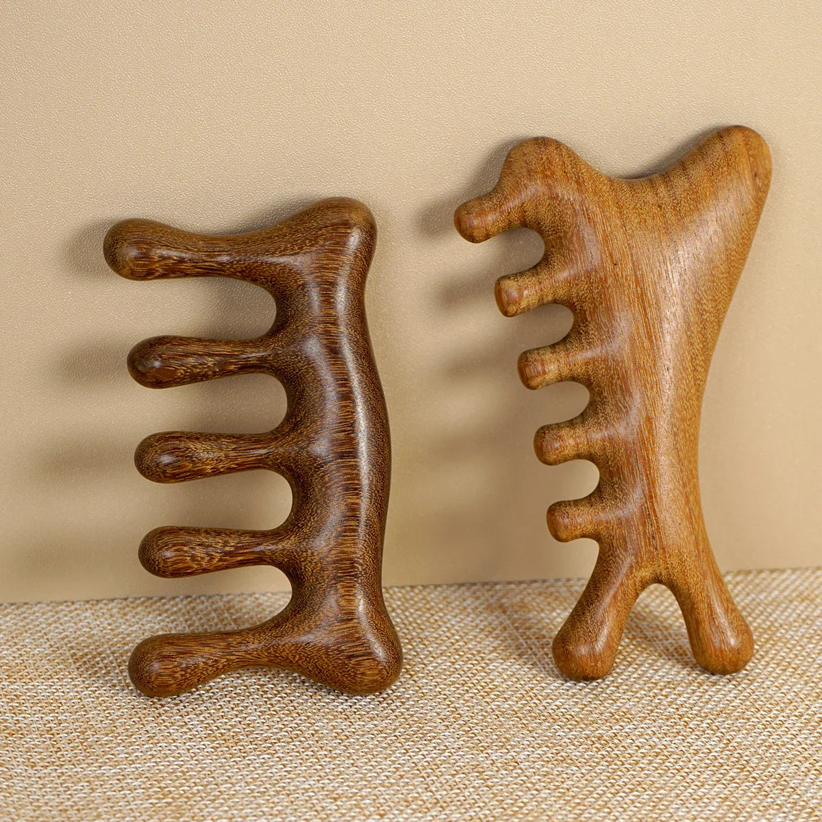 Wooden Wide Tooth Scalp Massage Comb for Hair Detangling