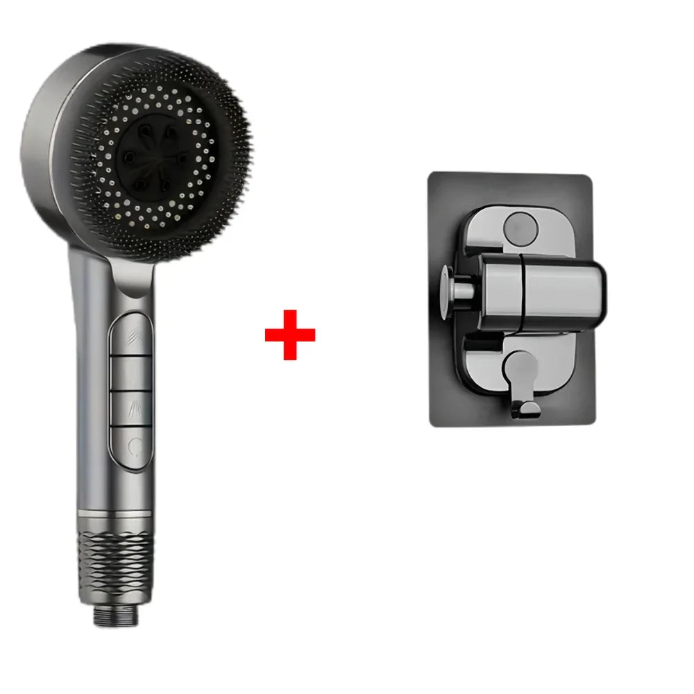 4-Mode High Pressure Self-Cleaning Shower Head with Filter