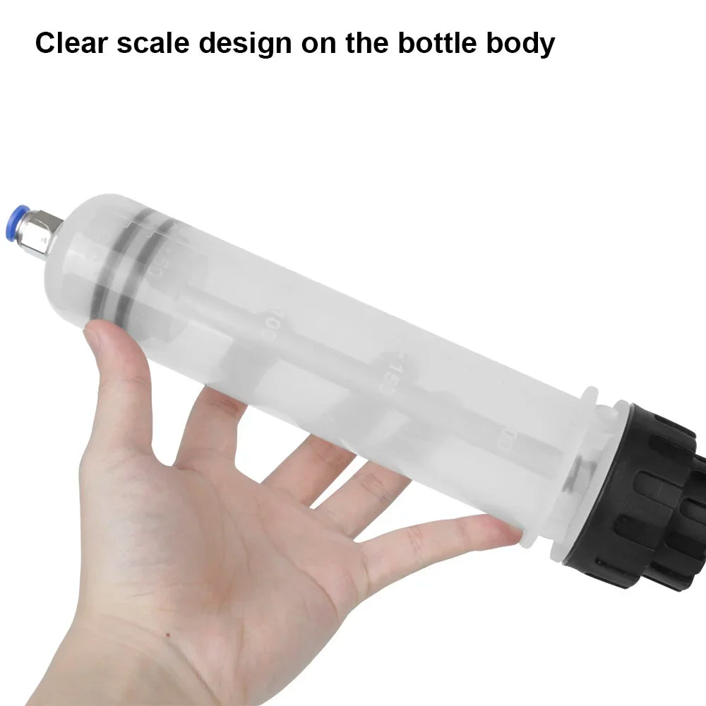 Manual 200cc Fluid Evacuator Syringe - Professional Grade Vehicle Oil Extractor and Filler for Car Truck and Motorcycle Fluids Peaceful Pleasures Health and Wellness