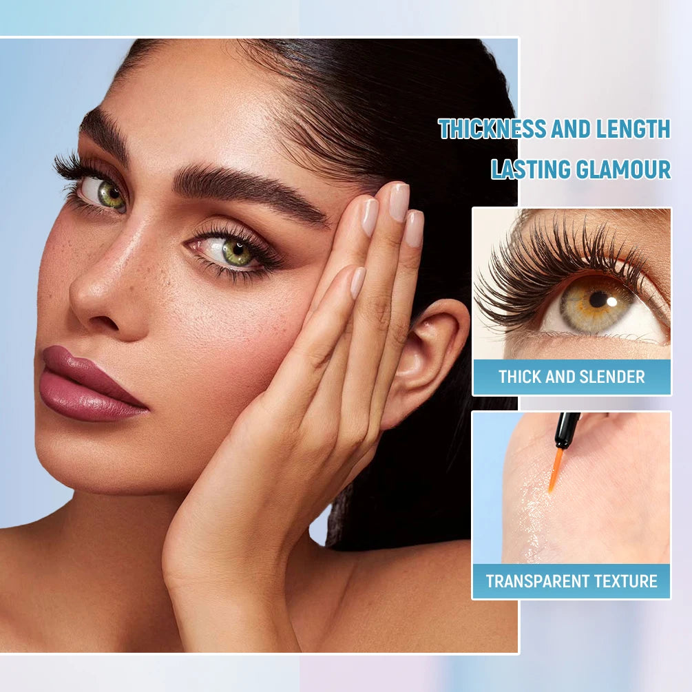 QIBEST Fast Eyelash Growth Serum Natural Eyebrow Eyelash Volume Thicker Lengthening Lashes Mascara Extension Eyelash Brow Serum Peaceful Pleasures Health and Wellness