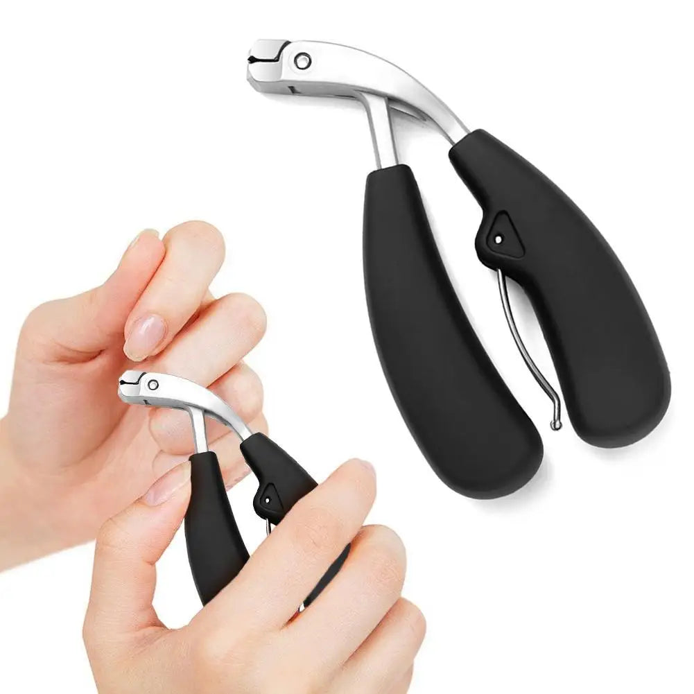 Curved Nail Clippers With Large Opening Anti-Splash Storage Nail Clippers For The Elderly Thick Toenails Heavy Duty Peaceful Pleasures Health and Wellness