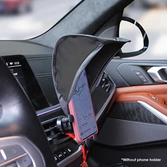 Car Cell Phone Sunscreen Sunshield Phone Umbrella Sun Shade For Motorcycle Bike Car Anti-scald Car Interior Accessories Peaceful Pleasures Health and Wellness